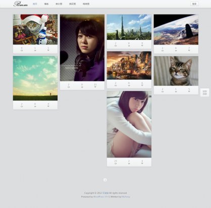WordPress主题 iPhoto 4.0.1 经典瀑布流 免费分享