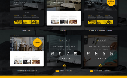 Archi WordPress主题 室内设计装修装潢公司