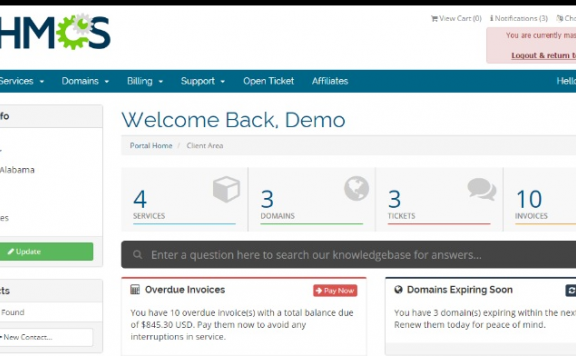 域名主机|WHMCS.v6.1.0 知名IDC管理程序 官方原版