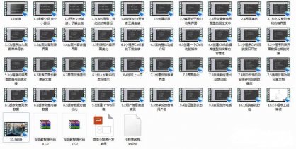 微信小程序零基础入门开发与模板修改视频教程