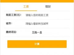 金融理财计算器 微信小程序源码 工资计税 个人所得税 在线理财 理财数据分析