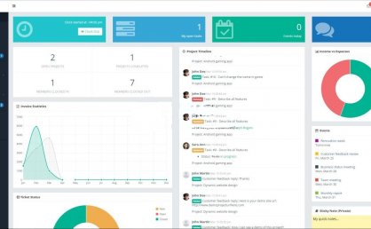 RISE V2.0.3 项目管理 客户管理 考勤管理 易于访问的UI PHP源码